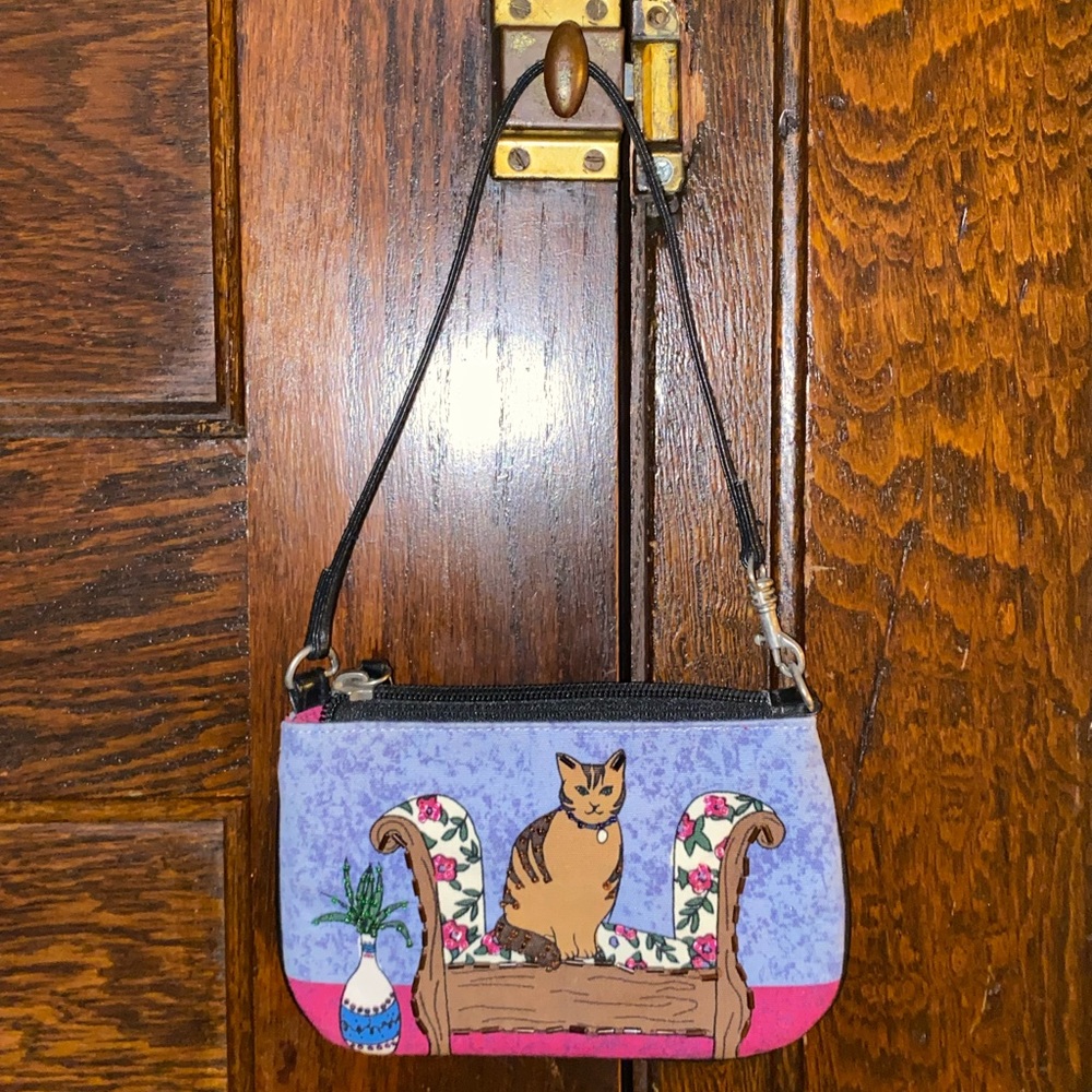 Small Beaded Cat Handbag